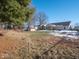 Large backyard with mature trees at 6264 Whitaker Farms Dr, Indianapolis, IN 46237