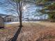 Large backyard with shed and trees at 6264 Whitaker Farms Dr, Indianapolis, IN 46237