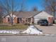 Ranch style home with a two car garage at 6264 Whitaker Farms Dr, Indianapolis, IN 46237