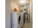 Laundry room with washer, dryer, and utility hookups at 6264 Whitaker Farms Dr, Indianapolis, IN 46237