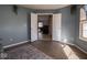Sunroom with hardwood flooring and access to the living room at 6264 Whitaker Farms Dr, Indianapolis, IN 46237