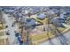 View of suburban neighborhood showcasing playground, yards, and residential homes in a Gathering-friendly environment at 6623 Pasco Ln, Plainfield, IN 46168