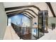 Hallway area featuring a unique mural and a glass elevator for convenient access at 11710 Cold Creek Ct, Zionsville, IN 46077
