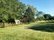 Well-maintained backyard with lush greenery and a charming shed, offering ample space for relaxation at 1307 W 161St St, Westfield, IN 46074