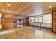 Loft area with hardwood floors, wood accents and views into the downstairs living spaces at 1307 W 161St St, Westfield, IN 46074