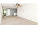 Inviting bedroom showcasing carpet, ceiling fan and neutral-colored walls at 1324 Trailside Dr, Greenwood, IN 46143