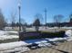 Entrance to the Norwalk neighborhood on a sunny winter day at 196 Northwalk Cir, Westfield, IN 46074