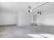 Unfinished garage with white walls and concrete floor at 3052 S Fielding Rd, New Palestine, IN 46163