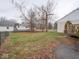 Spacious backyard with mature trees at 6004 S Orinoco Ave, Indianapolis, IN 46227