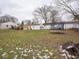 Large backyard with trampoline at 6004 S Orinoco Ave, Indianapolis, IN 46227