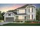 Two-story house with gray siding, a gray roof, and a landscaped lawn at 6345 Stone Side Dr, Plainfield, IN 46168