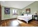 Spacious bedroom features a large window for natural light and simple decor at 8072 Foxchase Dr, Indianapolis, IN 46256