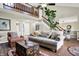 Cozy living room with hardwood floors and comfortable seating at 8072 Foxchase Dr, Indianapolis, IN 46256