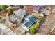 White house with dark gray roof and detached shed at 8598 S Riser Dr, Nineveh, IN 46164