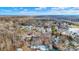Large lakefront community with many houses at 8598 S Riser Dr, Nineveh, IN 46164