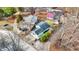 White house with dark gray roof and detached shed at 8598 S Riser Dr, Nineveh, IN 46164