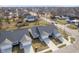 Aerial view of three houses and neighborhood at 1623 Capra Ct, Beech Grove, IN 46107