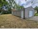 Back view of garage and small storage building in backyard at 2414 Walker Ave, Indianapolis, IN 46203