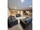 Partially furnished basement featuring plush carpeting, recessed lighting, and plenty of space at 2504 Fawn Bluff Ct, Zionsville, IN 46077