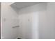 Small laundry closet with built-in shelving at 2832 S Oakland Ave, Indianapolis, IN 46203
