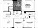 Second floor plan featuring a primary bedroom with tray ceiling and two additional bedrooms at 552 Bluestem Ln, New Whiteland, IN 46184