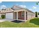 Ranch home with 2-car garage, brick, and siding at 573 New Moon St, Avon, IN 46123