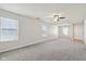 Bright living room featuring neutral walls and carpet at 573 New Moon St, Avon, IN 46123