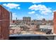 Stunning aerial cityscape view from a rooftop terrace at 630 N College Ave # 401, Indianapolis, IN 46204