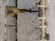 Aerial view of rooftops showing garages and private yard space at 12755 Forsyth St, Carmel, IN 46032