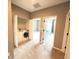 Bedroom has a laundry closet with washer and dryer at 2231 Colfax Ln, Indianapolis, IN 46260