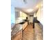 Modern kitchen design featuring stainless appliances, updated countertops and hardwood floors at 2231 Colfax Ln, Indianapolis, IN 46260