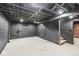 Basement featuring painted walls, ceiling, and floor at 2421 E 11Th St, Indianapolis, IN 46201