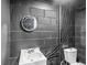 Bathroom with painted walls, vanity, and toilet at 2421 E 11Th St, Indianapolis, IN 46201