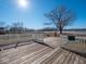 Wooden deck overlooking a pond and golf course at 3143 Shadow Lake Dr, Indianapolis, IN 46217