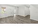 Bright and airy entryway with wood-look flooring and neutral walls at 350 E Minnesota St, Indianapolis, IN 46225