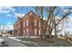 Side view of a brick building with mature trees at 714 Buchanan St # 5, Indianapolis, IN 46203