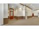Building hallway with carpeted floors and neutral walls at 714 Buchanan St # 5, Indianapolis, IN 46203