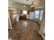 Bright, spacious kitchen with wooden cabinets, white appliances, and a sunny breakfast nook area at 7307 Thornmill Ct, Avon, IN 46123