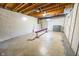 Clean, unfinished basement perfect for a home gym or workshop at 8139 Hi Vu Dr, Indianapolis, IN 46227
