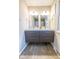 Bathroom vanity with double sinks and ample storage at 8139 Hi Vu Dr, Indianapolis, IN 46227