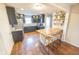 Modern kitchen with island, breakfast bar and open concept at 8139 Hi Vu Dr, Indianapolis, IN 46227