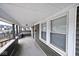 Covered porch with dark columns and street view at 1058 N Holmes Ave, Indianapolis, IN 46222