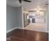Bright kitchen boasts stainless steel appliances, white cabinetry, and light flooring at 1510 Josephine St, Martinsville, IN 46151
