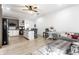 Open-concept living area featuring modern finishes and lots of natural light at 3144 Voigt Dr, Indianapolis, IN 46224
