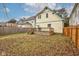 House backyard with deck and wooden fence at 317 N Arsenal Ave, Indianapolis, IN 46201