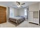 Spacious bedroom with a queen-size bed and ample closet space at 317 N Arsenal Ave, Indianapolis, IN 46201
