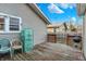 Backyard with a grill, wooden patio, and space for seating or activities at 3933 Byram Ave, Indianapolis, IN 46208