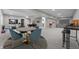 Finished basement with entertainment area, bar seating, and ample space for recreation at 19997 Old Dock Rd, Westfield, IN 46074
