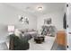 Comfortable living room with soft sofa, sleek coffee table, and modern decor at 19997 Old Dock Rd, Westfield, IN 46074