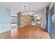 Spacious open-concept area with a dining area, a cozy living room, and a modern kitchen at 2016 Colt Rd, Indianapolis, IN 46227